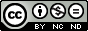 Creative Commons Attribution Non-Commercial No Derivatives