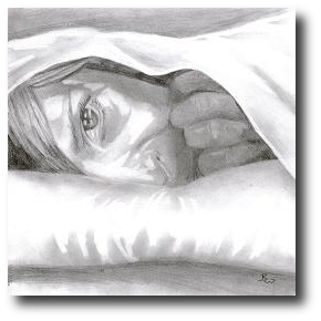 An innocent, fragile cyclops, he stared at me. Artwork (c) 2008, R.W. Ware