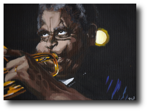 “Hey, Diz, man, you can really  that thing. That’s ” Artwork © 2009, R.W. Ware