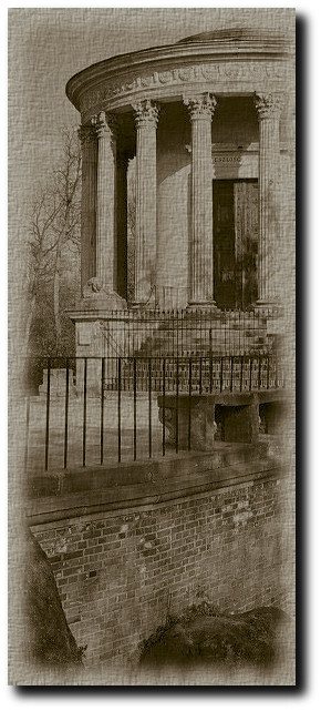 Artwork : The Temple of the Sibyl. from . Modified by Jake Freivald. Licensed under .