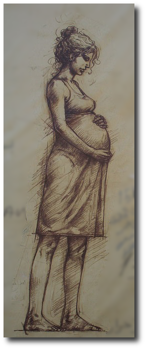 So small, I’d pet my side, running a hand over you as you swam in that fleshy cocoon that was only my skin protecting you. Like the largest blister anyone’s ever had. Artwork via and used under a Creative Commons Attribution 2.0 Generic license.